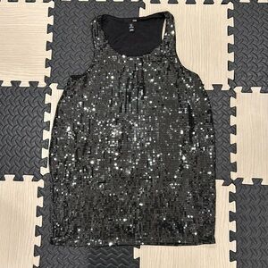H&M Sequin Tank Dress size medium